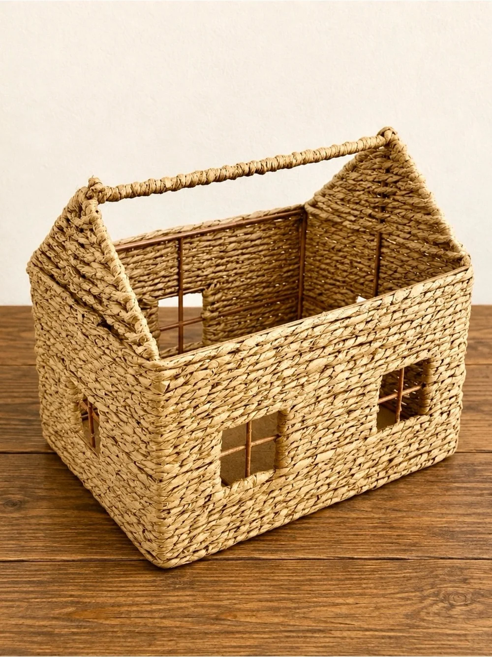 Target Bullseye Playground Open-Top House Woven Storage Basket